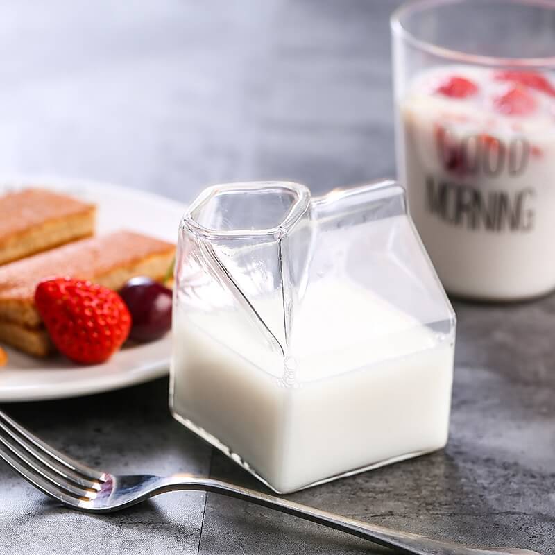 Modern Breakfast Glass Thermal Latte Coffee Milk Mug