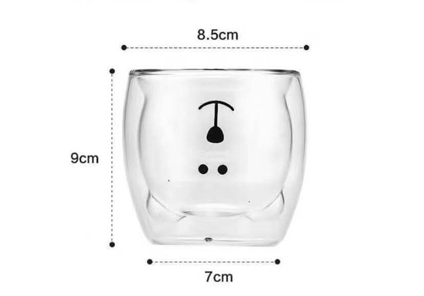 glass double layer cup glass double layer cup