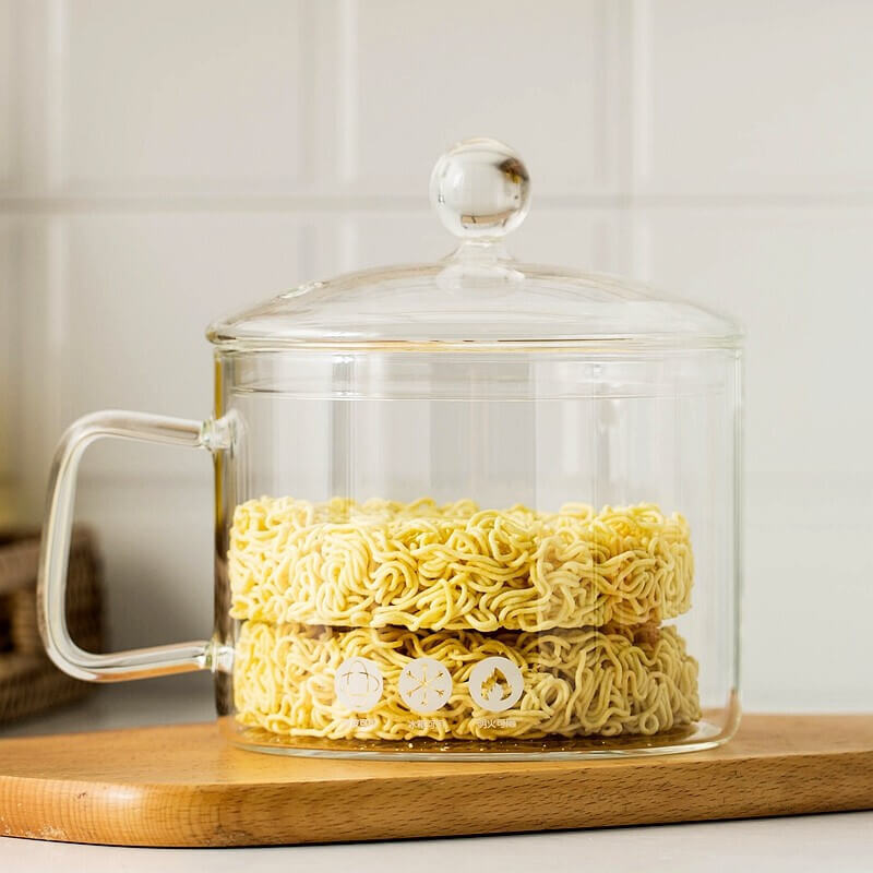 Cooking Glass Cookware Vessels Ware Pots With Lids