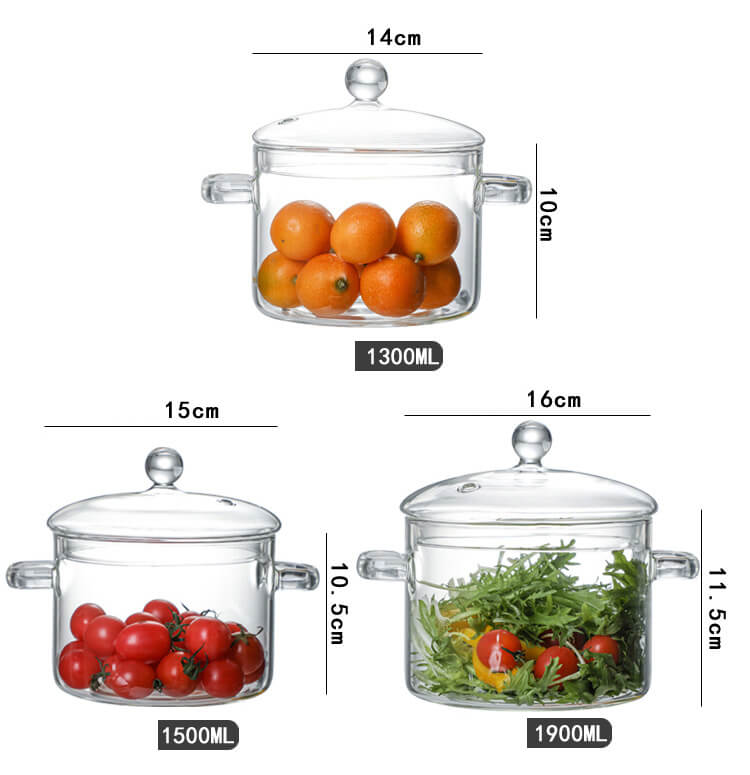 glass cooking pot glass cooking pot