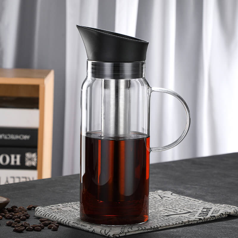 High borosilicate cold and hot glass cold brew pot large capacity cold kettle