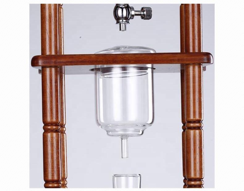 wholesale or retail high borosilicate glass pure handmade cold drip coffee maker for kitchen
