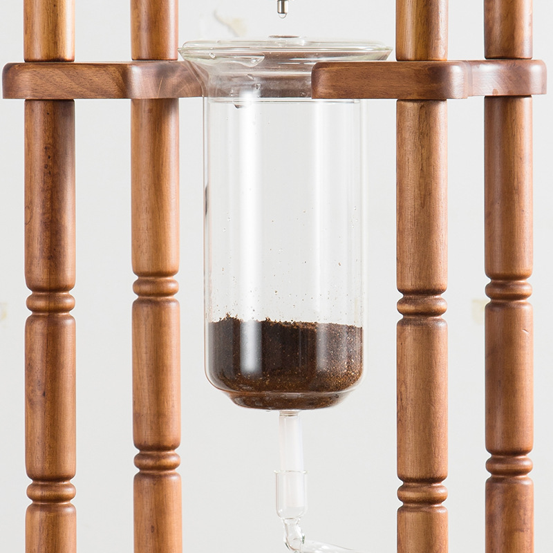 wholesale or retail high borosilicate glass pure handmade cold drip coffee maker for kitchen