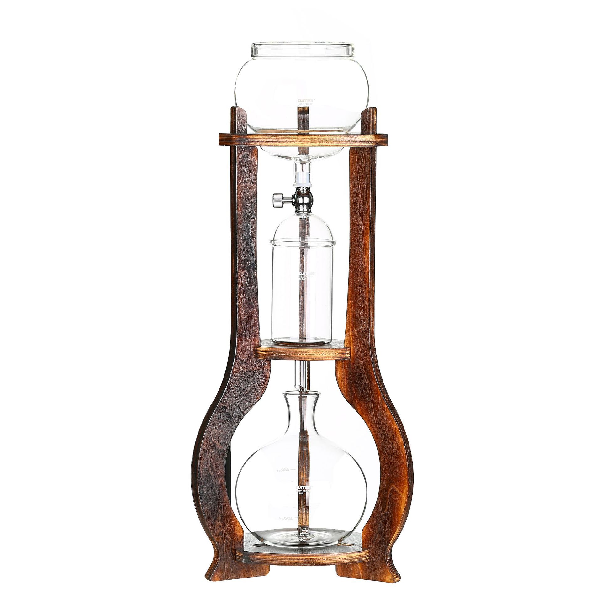 wholesale or retail high borosilicate glass pure handmade cold drip coffee maker for kitchen