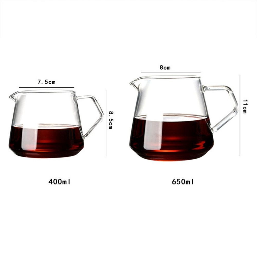 4 Cup Glass Coffee Server V60 With Filters And Carafe