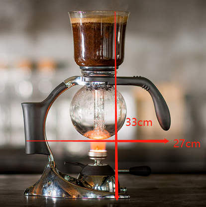 Syphon Coffee Maker New Style Vacuum Glass Siphon Pot Percolators 1-3 people Siphon Coffee Maker