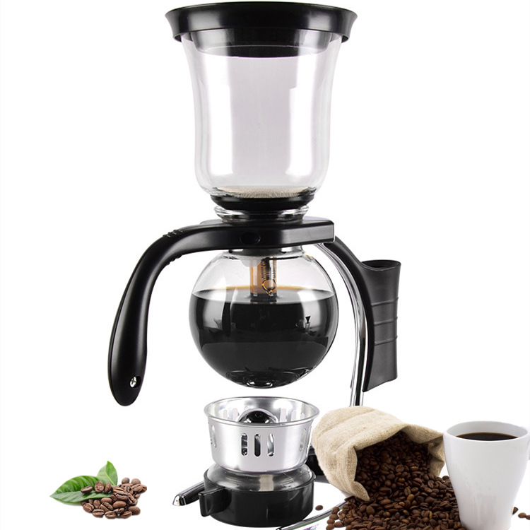 Syphon Coffee Maker New Style Vacuum Glass Siphon Pot Percolators 1-3 people Siphon Coffee Maker