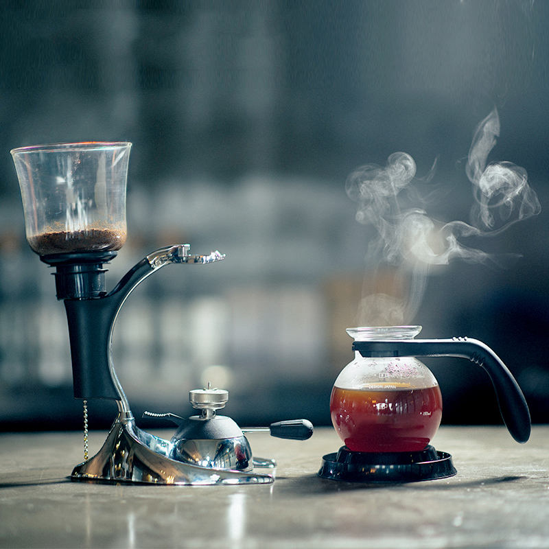 Syphon Coffee Maker New Style Vacuum Glass Siphon Pot Percolators 1-3 people Siphon Coffee Maker