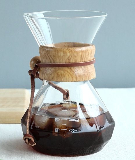 600ml borosilicate heat resistant clear glass cold brew coffee maker coffee pot