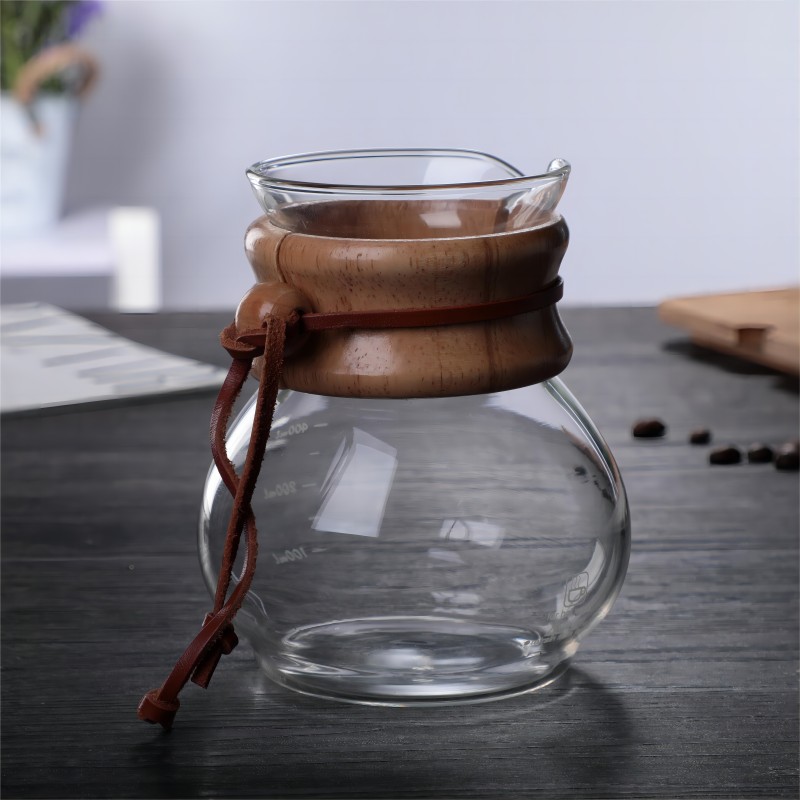 Glass Hourglass Coffee Maker Pot And Top For Percolator