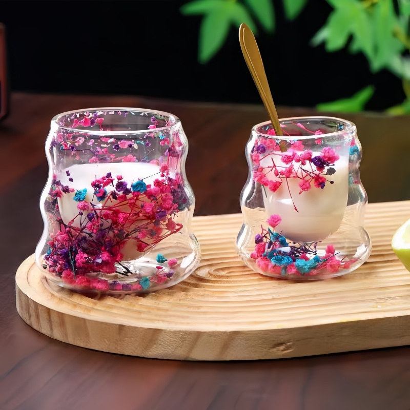 borosilicate double wall mug