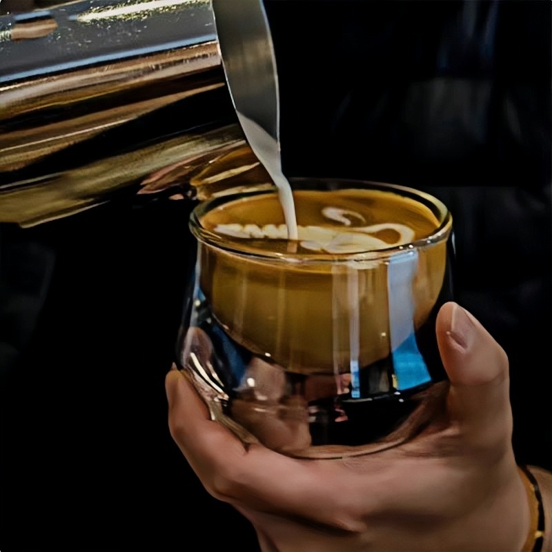 reusable double wall glass crystal coffee champagne flutes mugs