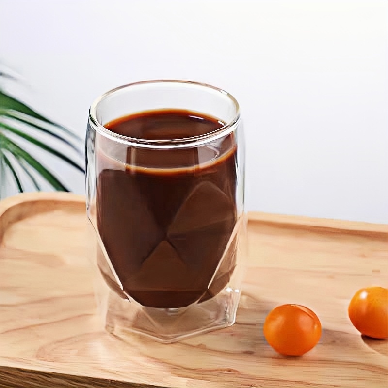 insulated double wall cute clear coffee champagne flute glasses mugs beer cups