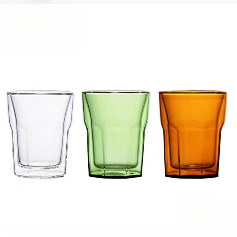 insulated double walled latte espresso coffee glasses cups