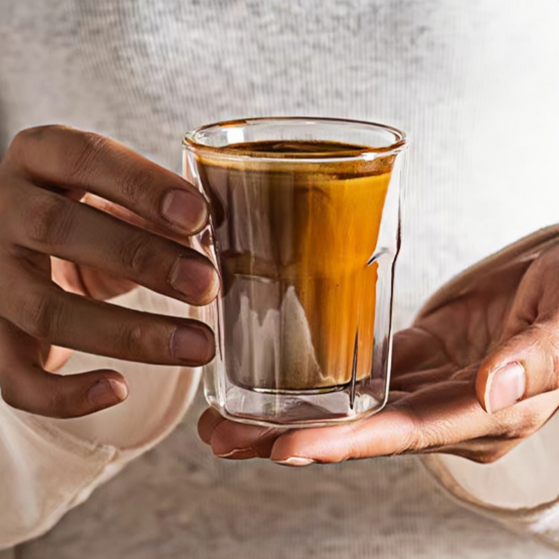 double walled latte glasses