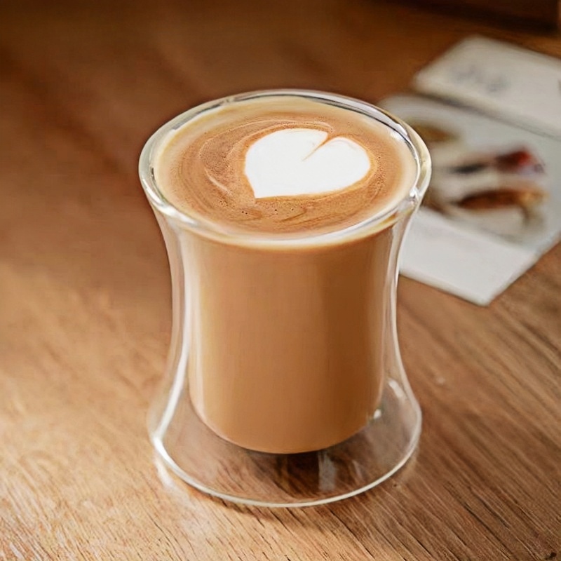 small design glass mug