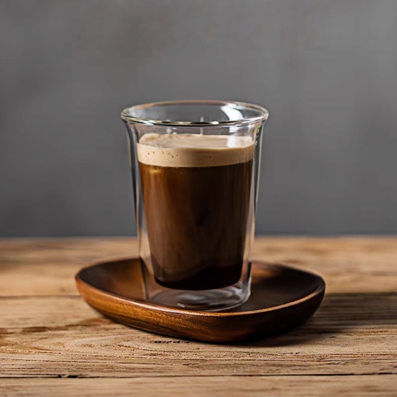 Simple home 300/390ml double wall latte glass cup