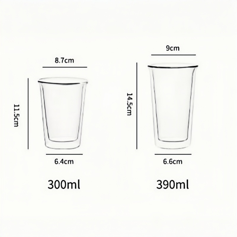 Simple glass cup