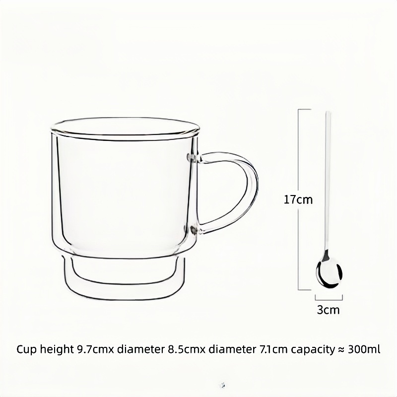 300ml double wall creative drinking coffee cup