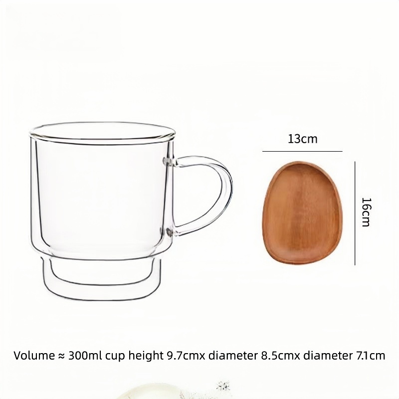 300ml double wall creative drinking coffee cup