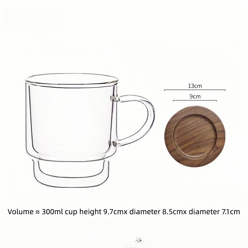 300ml double wall creative drinking coffee cup