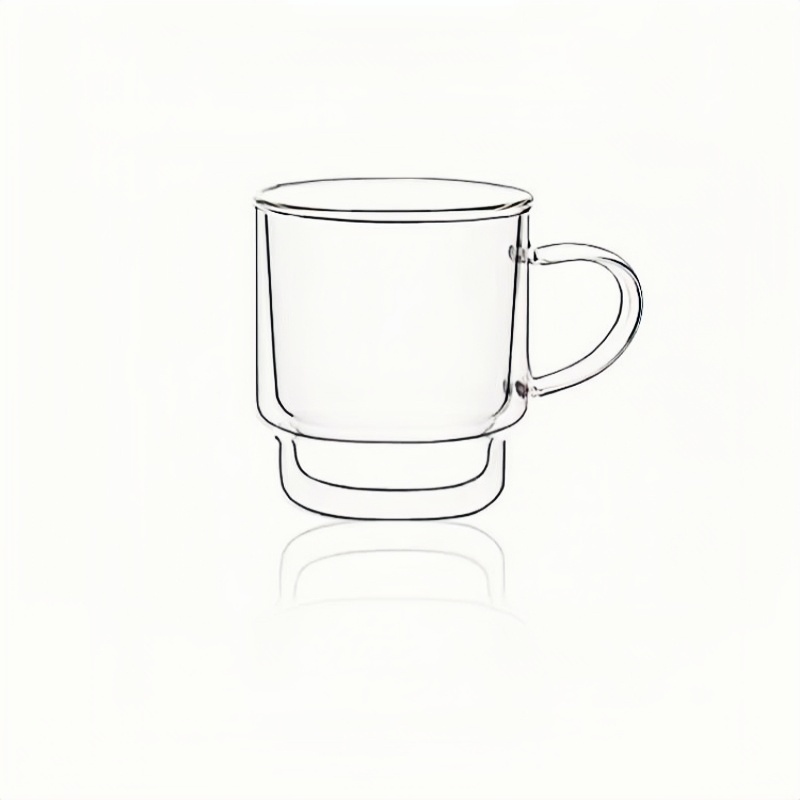 300ml double wall creative drinking coffee cup