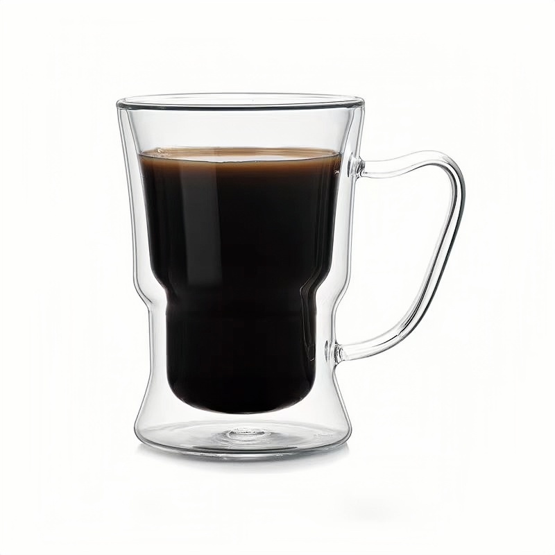 Small-capacity double lined glass for coffee
