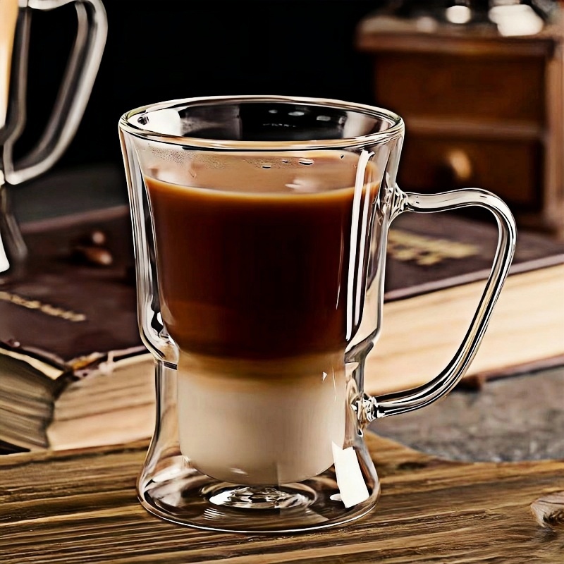 Small-capacity double lined glass for coffee