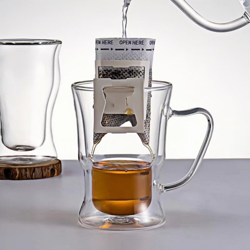 Small-capacity double lined glass for coffee
