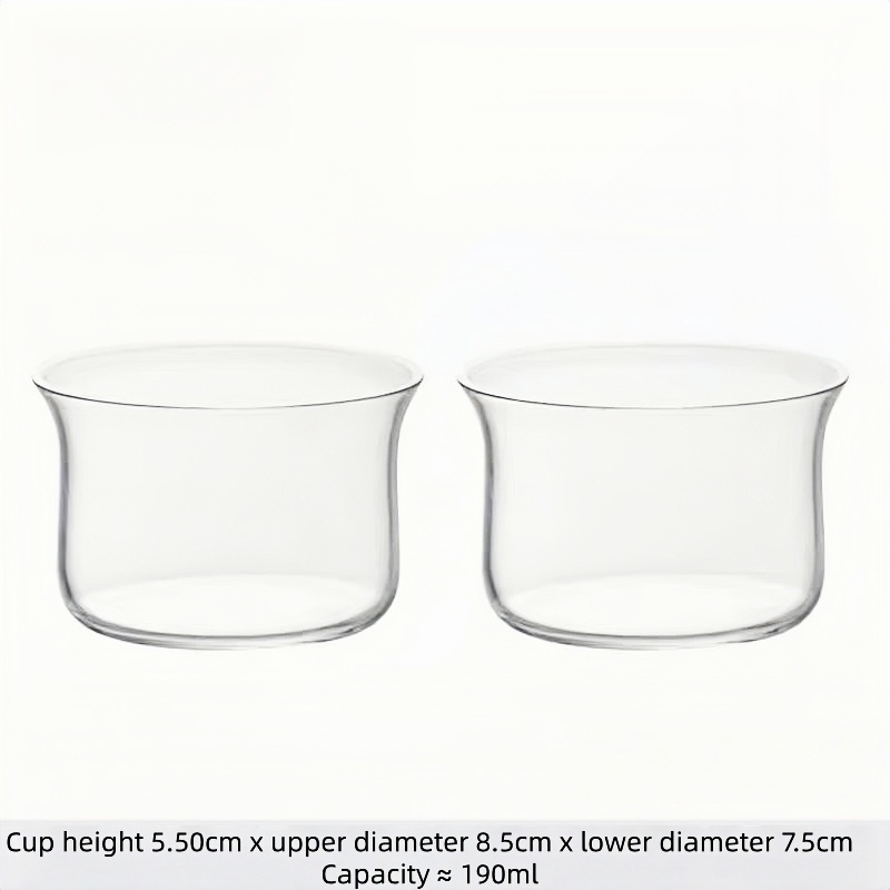Small capacity custom travel cups espresso shot iced glass coffee cups glasses mugs
