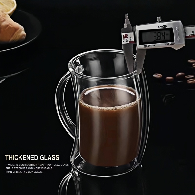 Personalized Heat-resistant coffee latte mug with handle