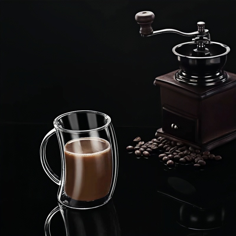 Personalized Heat-resistant coffee latte mug with handle