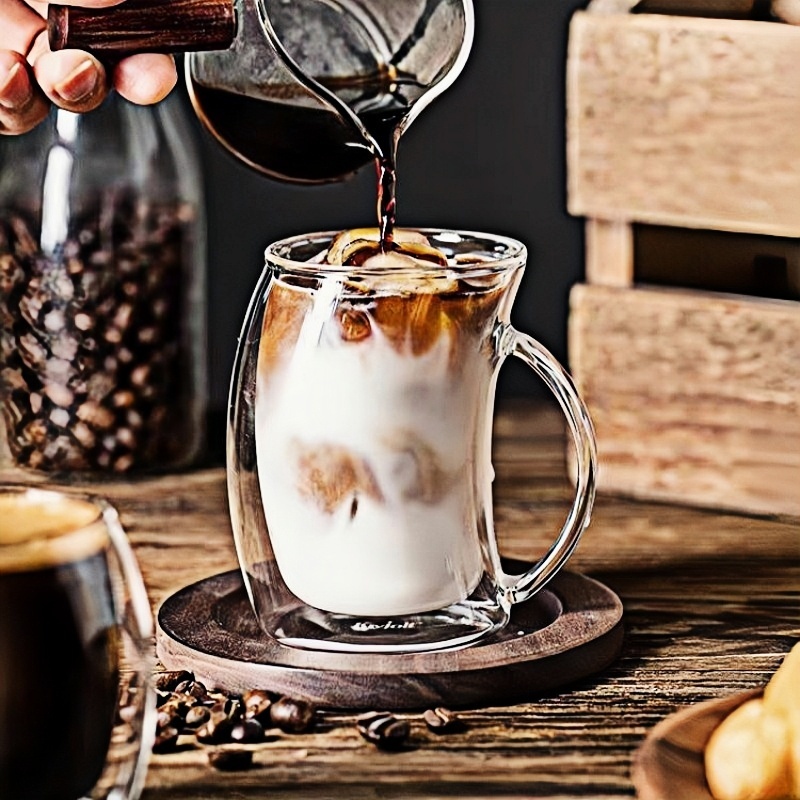 Heat-resistant glass cup