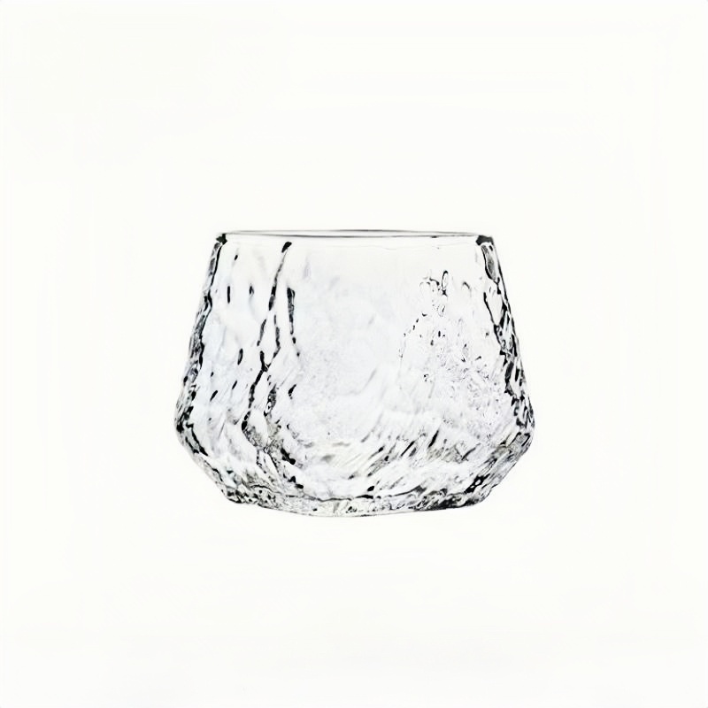 Personalized clear espresso beverage glass tumbler