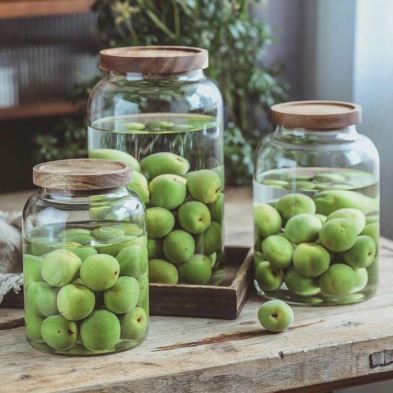 glass jars with lids for food storage
