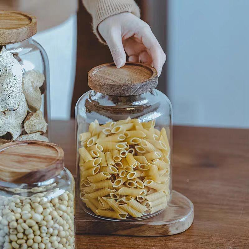 glass jars with lids for food storage