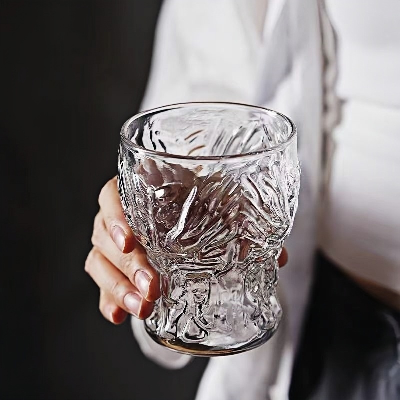 Personalised aesthetic best borosilicate glass coffee mug espresso tumbler drinking glasses cups