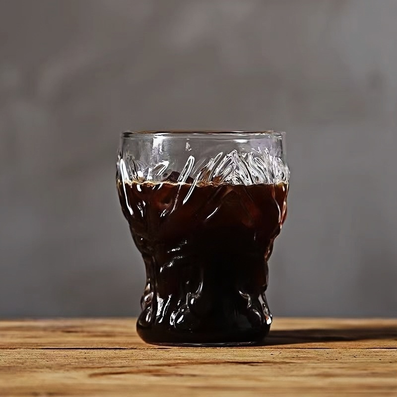 Personalised aesthetic best borosilicate glass coffee mug espresso tumbler drinking glasses cups