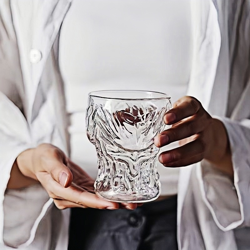 Personalised aesthetic best borosilicate glass coffee mug espresso tumbler drinking glasses cups