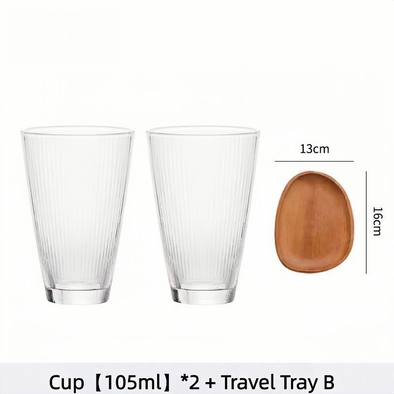 Bulk sale borosil glass tea cups set tea glasses