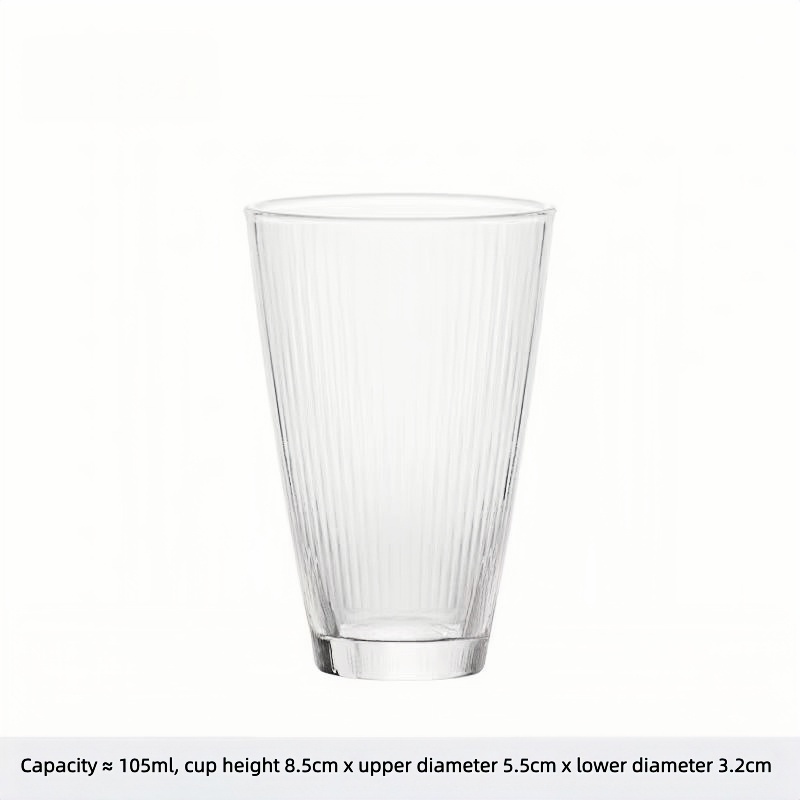 Bulk sale borosil glass tea cups set tea glasses