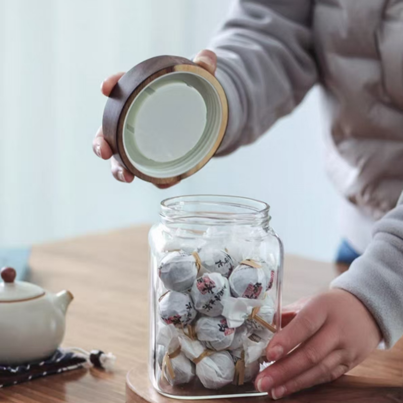 large glass jars with screw lids