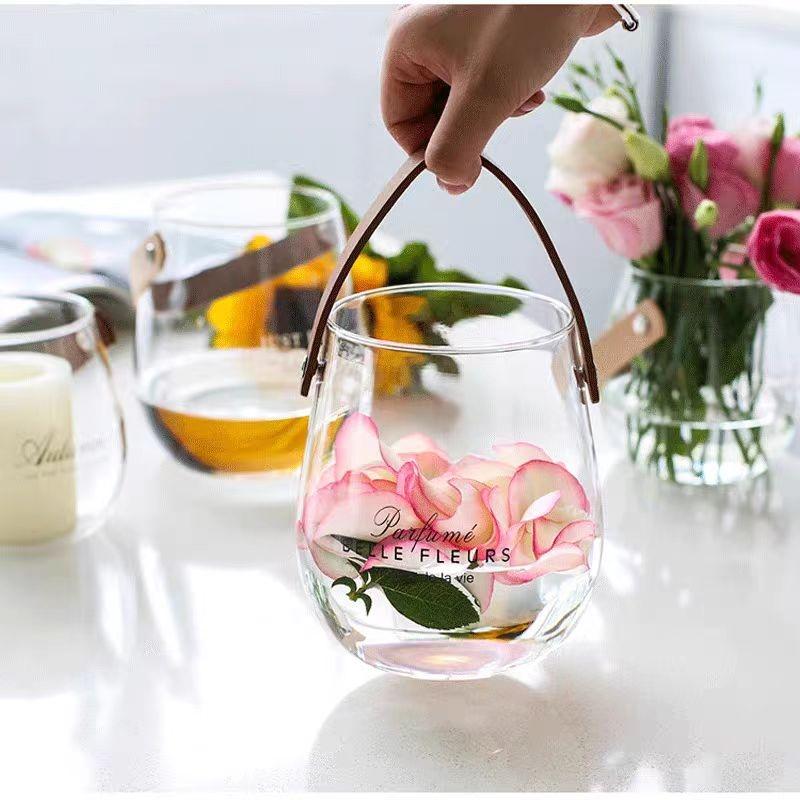 glass storage jars for flower