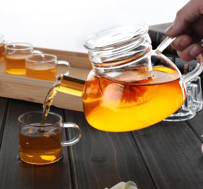 glass teapot