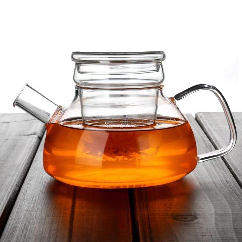 borosilicate glass teapot set kettle