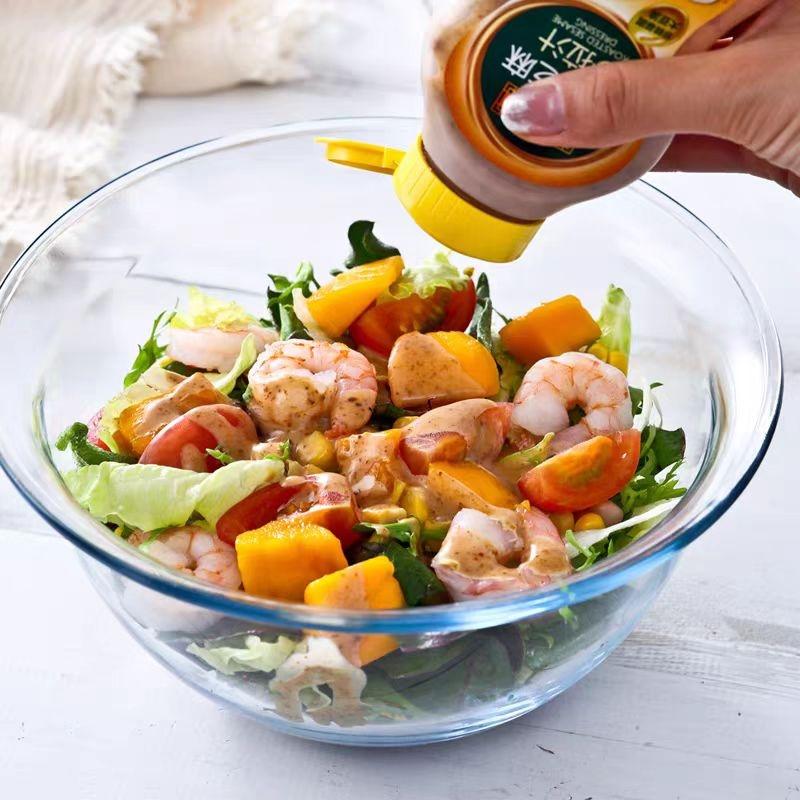 clear glass mixing dessert bowls