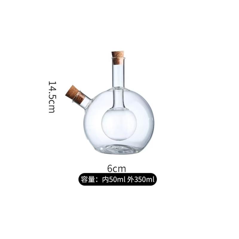 glass oil bottle