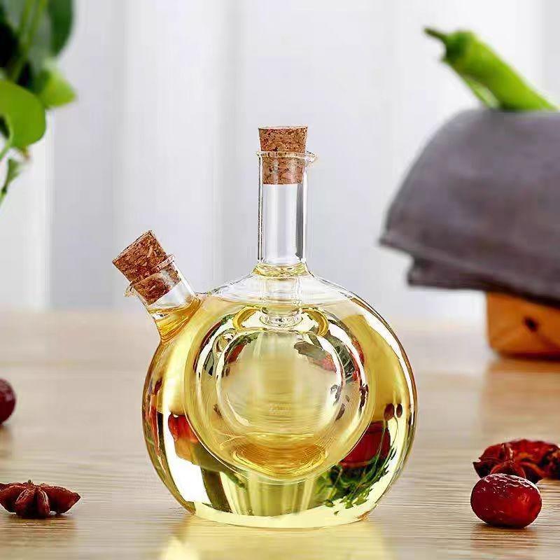 glass oil bottle