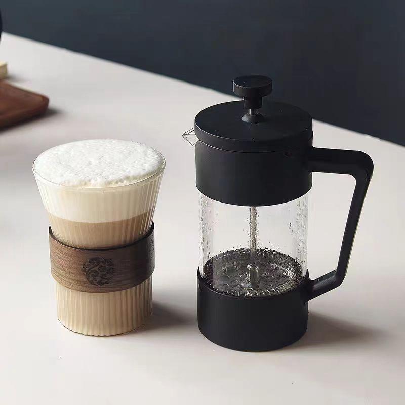 amber glass french press