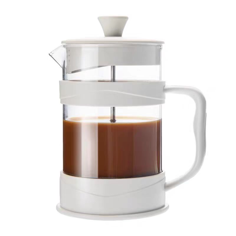 colored double wall yield glass french press coffee maker